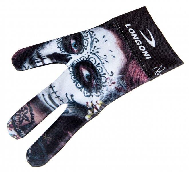 Перчатка бильярдная «Longoni Fancy Skull 1» Перчатка бильярдная «Longoni Fancy Skull 1»