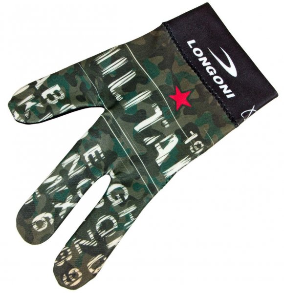 Перчатка бильярдная «Longoni Fancy Military 2» Перчатка бильярдная «Longoni Fancy Military 2»