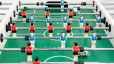 Игровой стол - футбол "Roma VII" (140x76x87см, светло-серый) Y