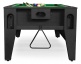 Игровой стол - трансформер (бильярд, аэрохоккей, настольный теннис) "Twister" (черный)