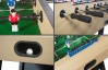 Игровой стол - футбол складной "Maccabi" (140x75x89, светлый)